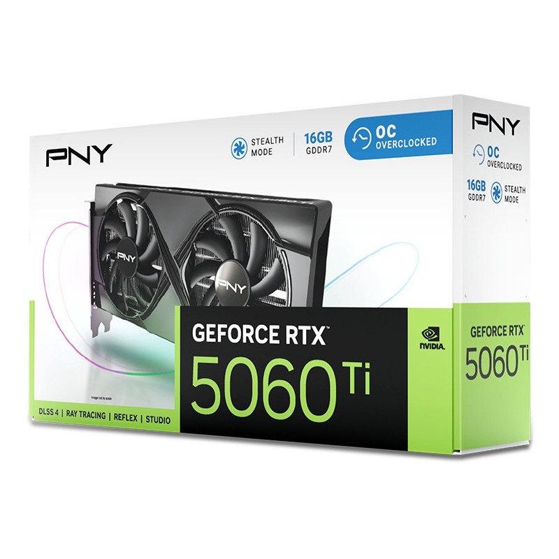 Buy PNY GeForce RTX 5060 Ti Verto OC - 16GB GDDR7 Dual-Fan - PCIe 5.0 x8, 2692 M... in Cyprus, Nicosia, Limassol, Larnaka, Pafos