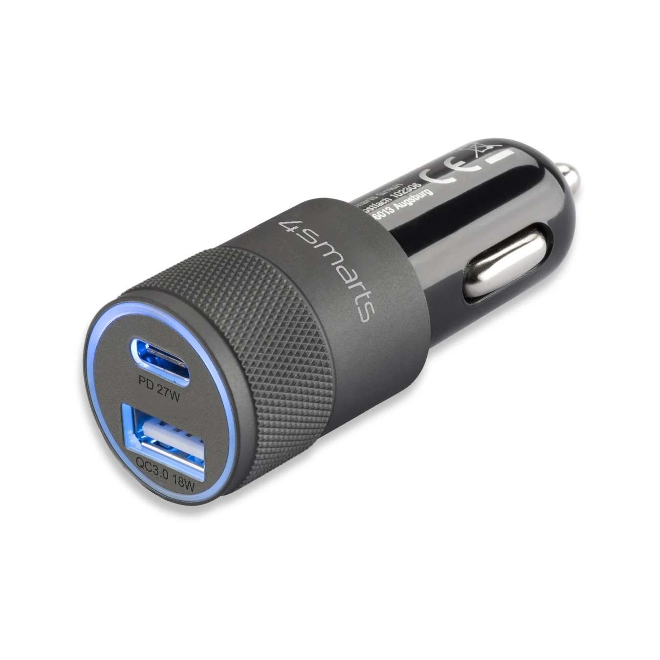 4smarts Kfz-Ladegert Rapid+ mit Quick Charge und PD 27W schw. — Buy in Cyprus with Fast Delivery