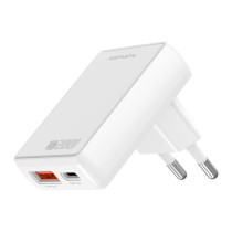 4smarts Netzladegert FlatPlug Duos 20W GaN 1C+1A. wei — Buy in Cyprus with Fast Delivery
