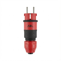 ABL 100000069 Professional Stecker. SCHUKO & fr-be. 2Elamid-2K. rot. sv. IP54. T — Buy in Cyprus with Fast Delivery
