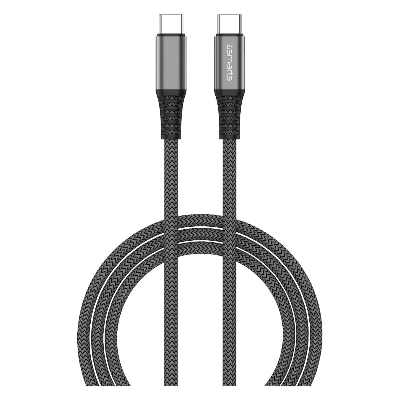 4smarts USB-C auf USB-C Kabel PremiumCord 100W 1.5m. schwarz — Buy in Cyprus with Fast Delivery