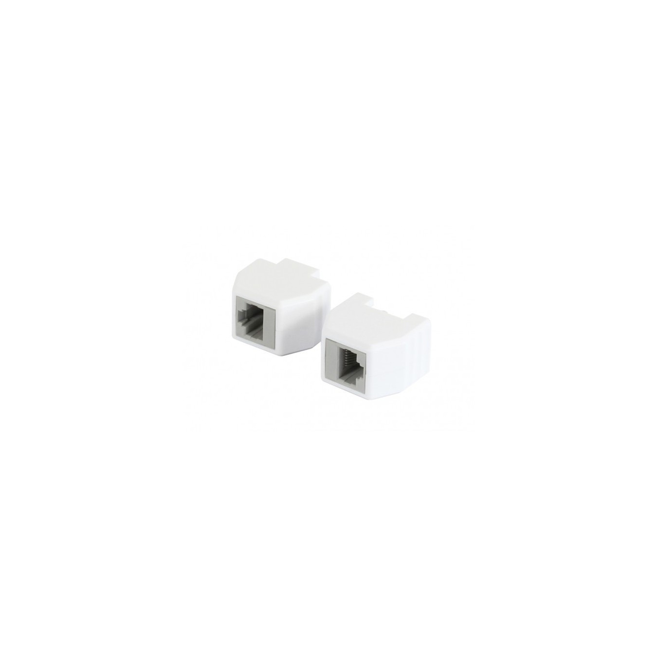 ALLNET TP-TP Kupplung CAT6A Buchse 1:1 8-pol. RJ45 magnetische Sicherungskupplung 50er Bulk Set Abwurfbuchse PoE fähi...