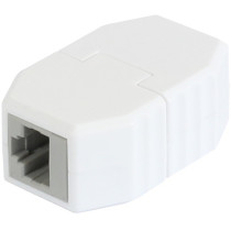 ALLNET TP-TP Kupplung CAT6A Buchse 1:1 8-pol. RJ45 magnetische Sicherungskupplung 50er Bulk Set Abwurfbuchse PoE fähi...