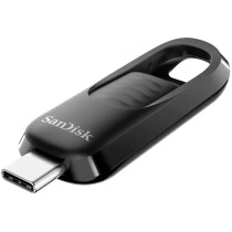 SanDisk Ultra Slider USB-C Flash Drive - SDCZ480-128G-G46 - 128GB, USB 3.2 Gen1, Black — Buy in Cyprus with Fast Delivery