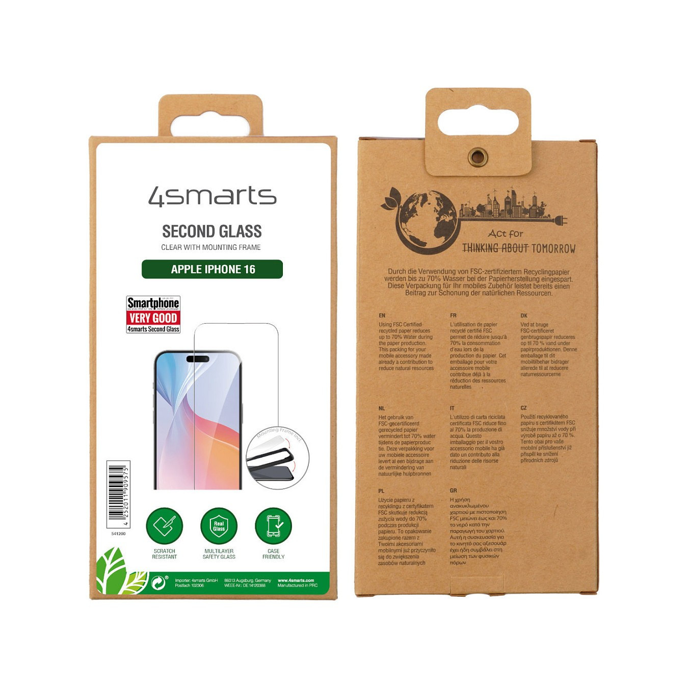 4smarts Second Glass mit Montagerahmen fr iPhone 16 — Buy in Cyprus with Fast Delivery