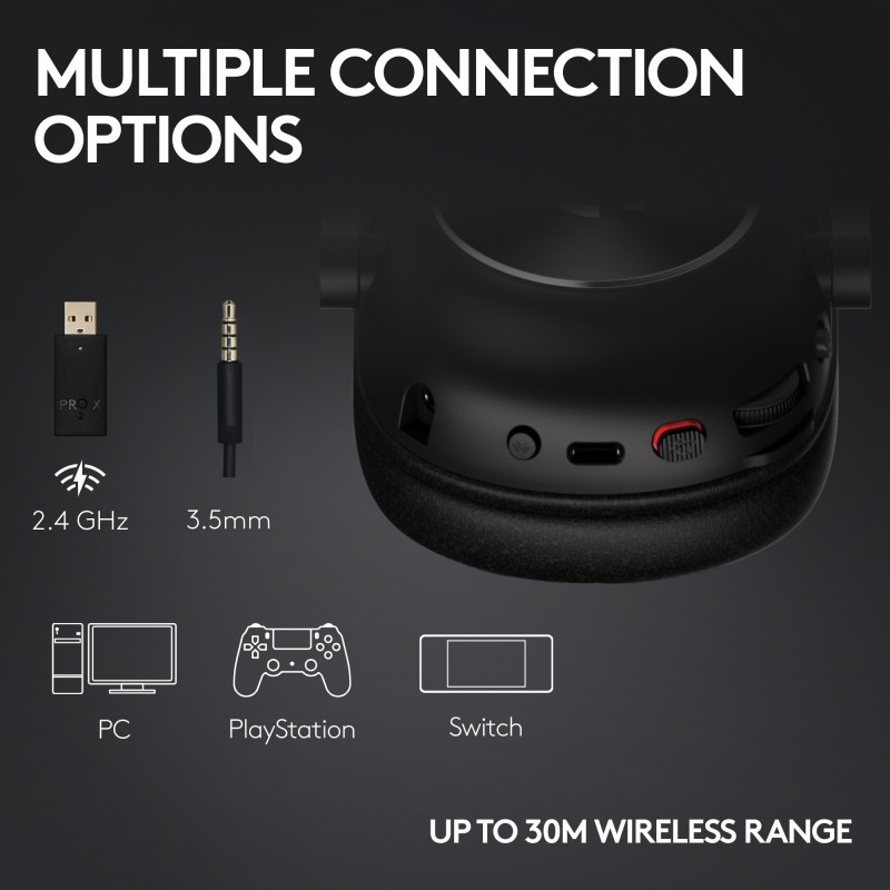 Buy Logitech PRO X 2 LIGHTSPEED Wireless Gaming Headset - EMEA28-935 - White, Du... in Cyprus, Nicosia, Limassol, Larnaka, Pafos