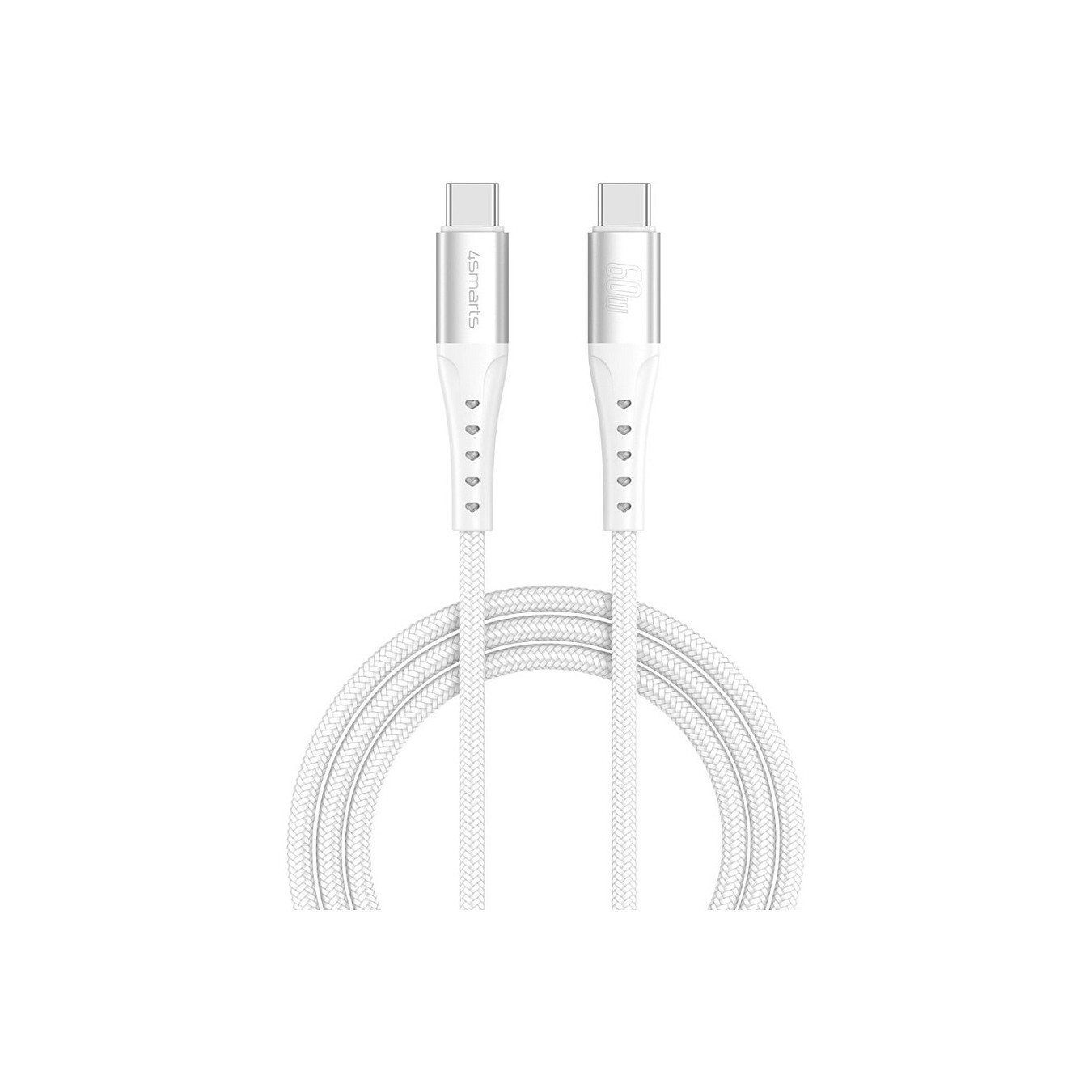 4smarts USB-C Kabel PrimeCord 60W 1.5m. wei — Buy in Cyprus with Fast Delivery