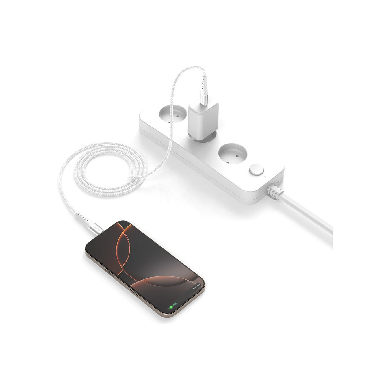4smarts USB-C Kabel PrimeCord 60W 1.5m. wei — Buy in Cyprus with Fast Delivery