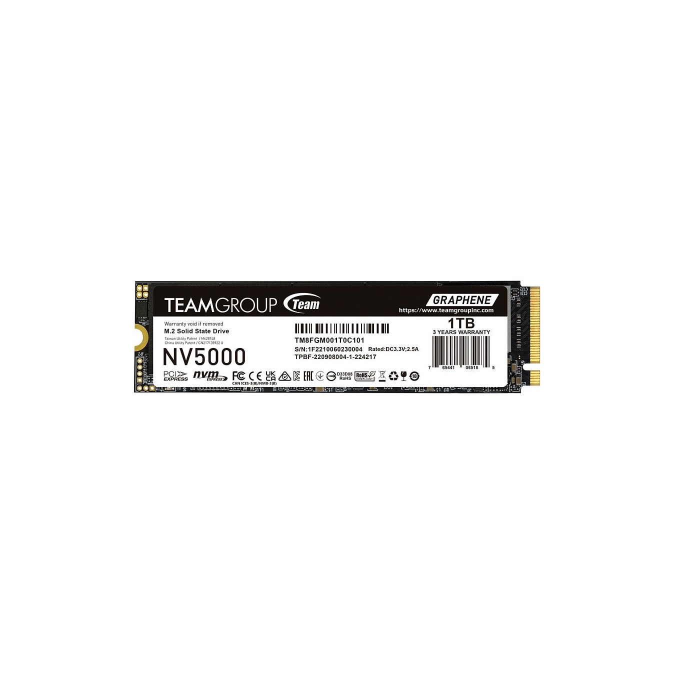 TeamGroup NV5000 1TB M.2 NVMe SSD – PCIe 4.0 x4 4500 MB/s | Armenius Store