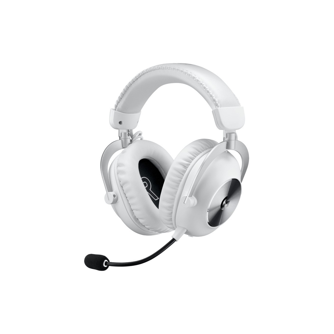 Logitech PRO X 2 LIGHTSPEED Wireless Gaming Headset - EMEA28-935 - White, Dual Wireless (2.4G+Bluetooth), DTS:X, 50h