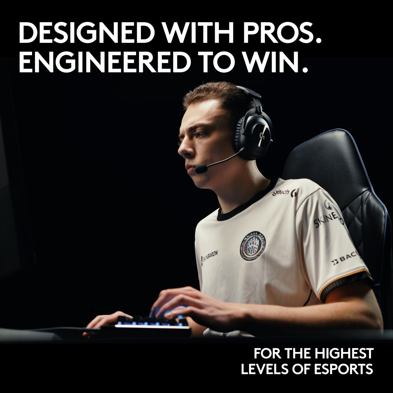 Logitech PRO X 2 LIGHTSPEED Wireless Gaming Headset - EMEA28-935 - White, Dual Wireless (2.4G+Bluetooth), DTS:X, 50h