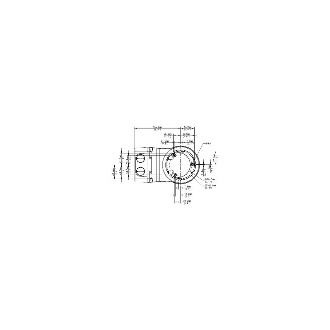 ALLNET Wallmount with Junctionbox Wandmontag for ALL-CAM2488-LVEN — Buy in Cyprus with Fast Delivery