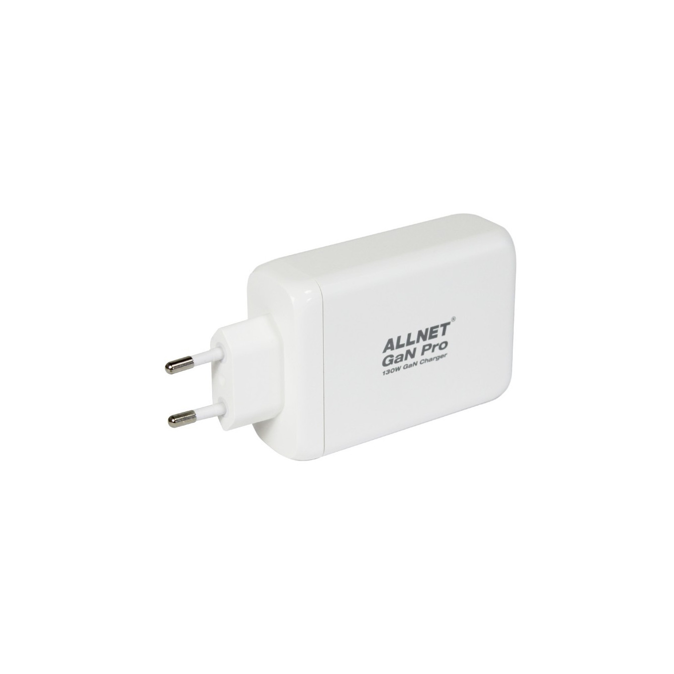 Z ALLNET Ersatznetzteil QC USB-C PD GaN Netzteil Power Supply130Watt 1x USB Typ-A QC 3x USB Typ-C EU PLUG