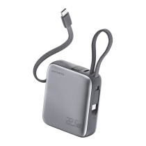 4smarts Powerbank Pocket Dual Cord 10000mAh 22.5W. spacegrau — Buy in Cyprus with Fast Delivery