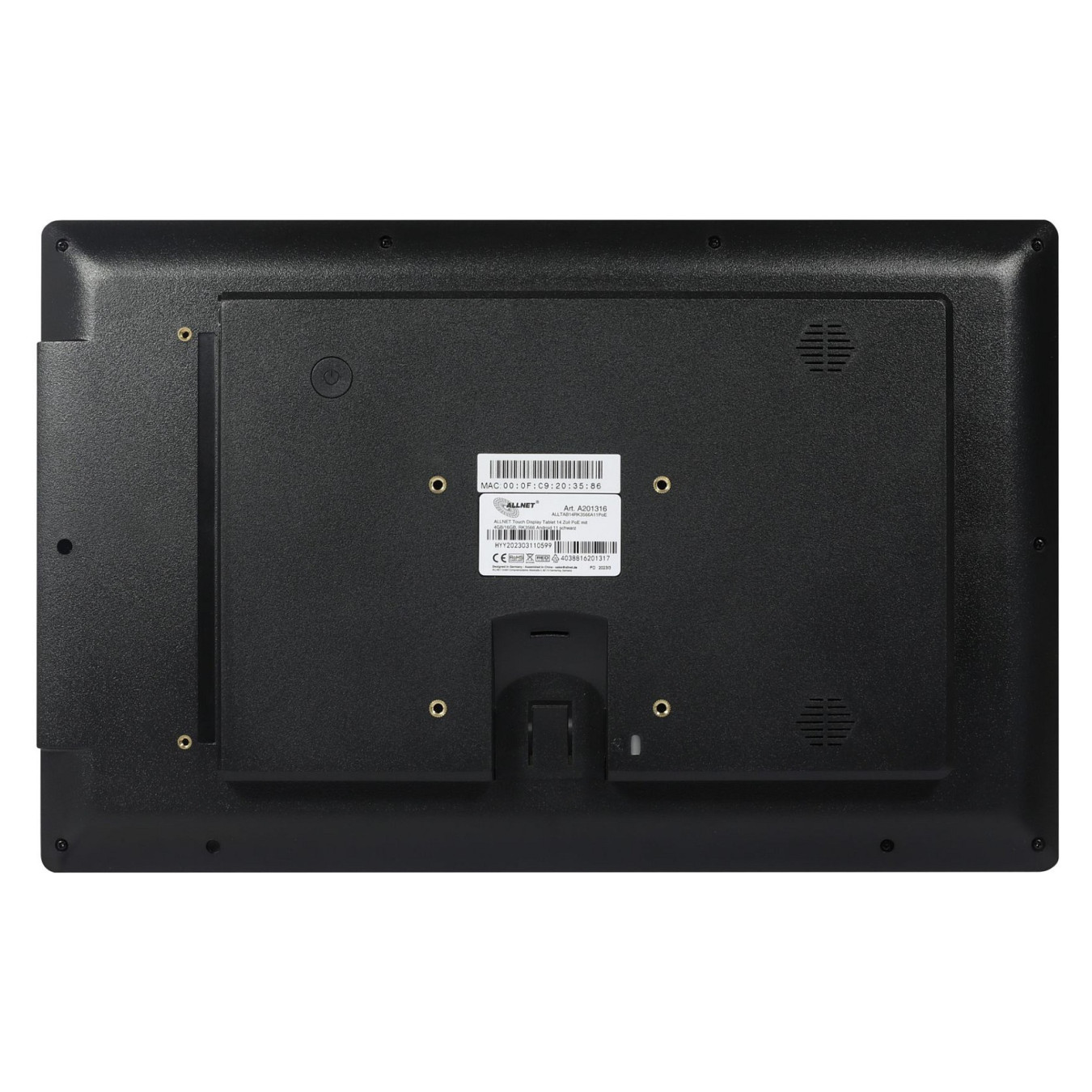 ALLNET Touch Display Tablet 14 Zoll PoE mit 4GB 16GB RK3566 Android 11 schwarz — Buy in Cyprus with Fast Delivery