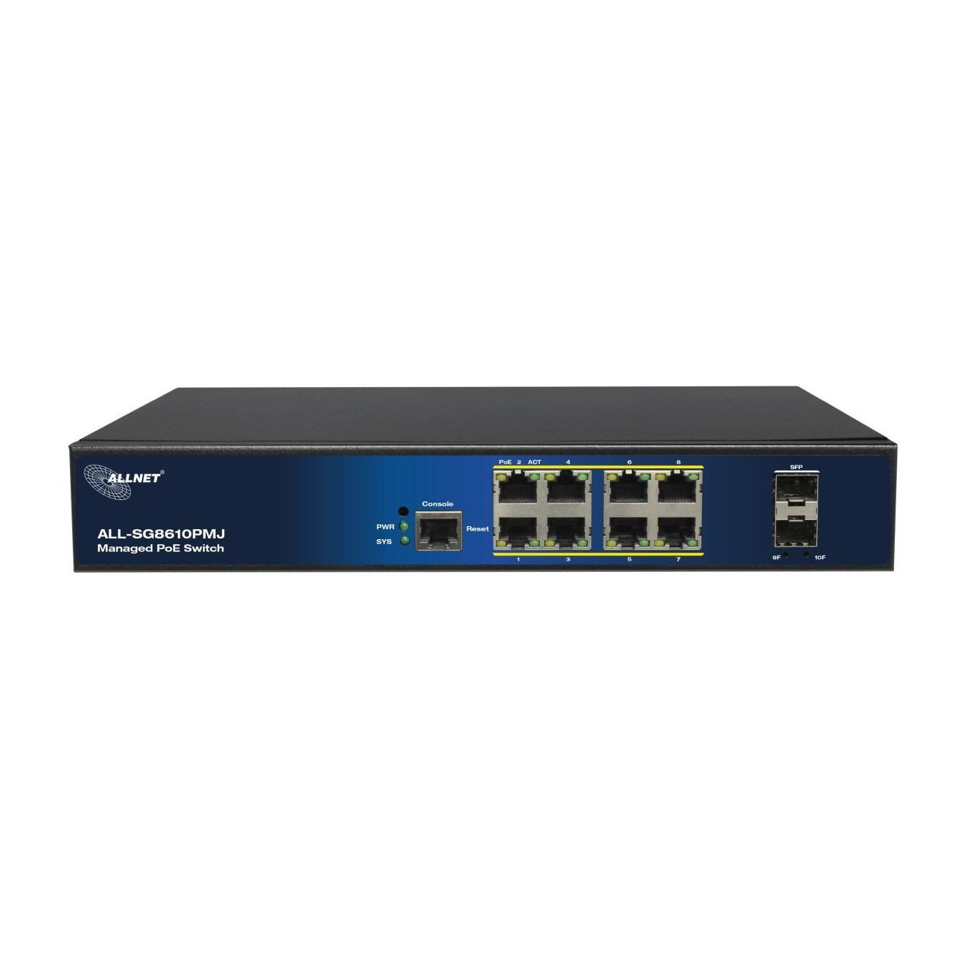 8+2P ALLNET ALL-SG8610PMJ POE M — Buy in Cyprus with Fast Delivery