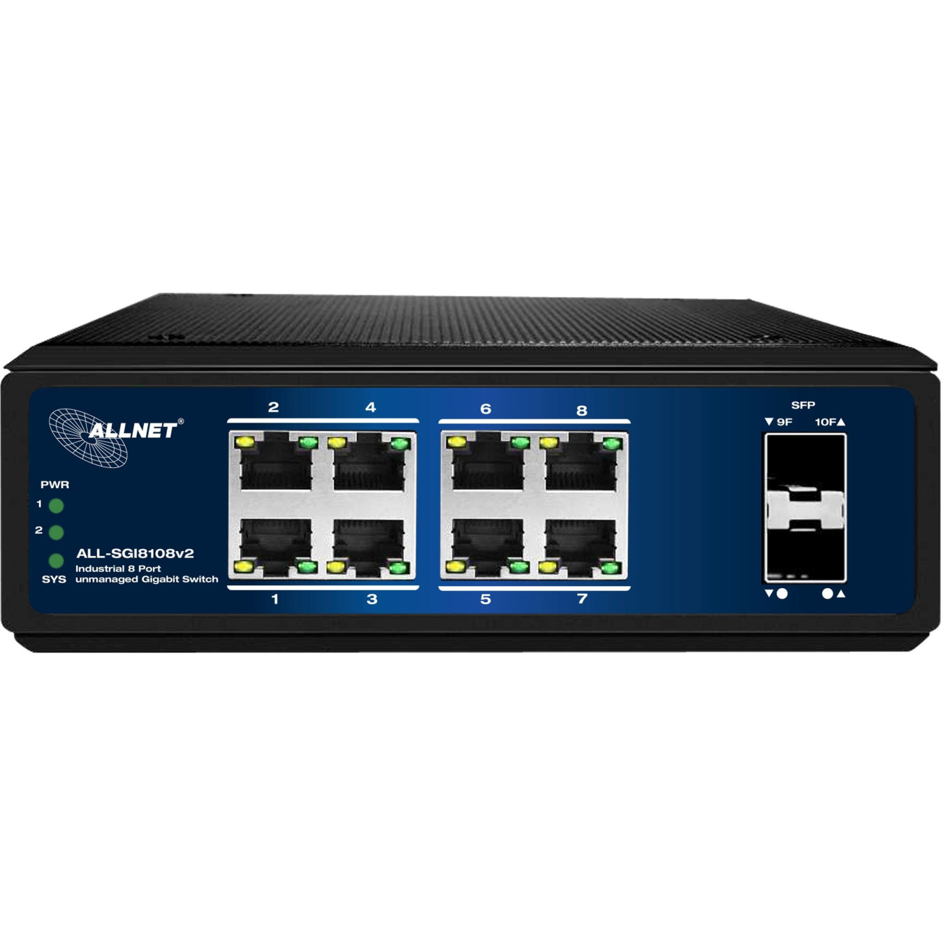 8+2P ALLNET ALL-SGI8108v2 industrial — Buy in Cyprus with Fast Delivery