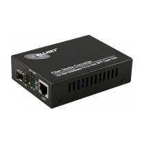 Z ALLNET Medienkonverter 10 100 1000BASE-T auf 1000BASE-SX -LX Single -Multimode SFP Mini-GBIC Anschluss ALL-MC104G-SFP1