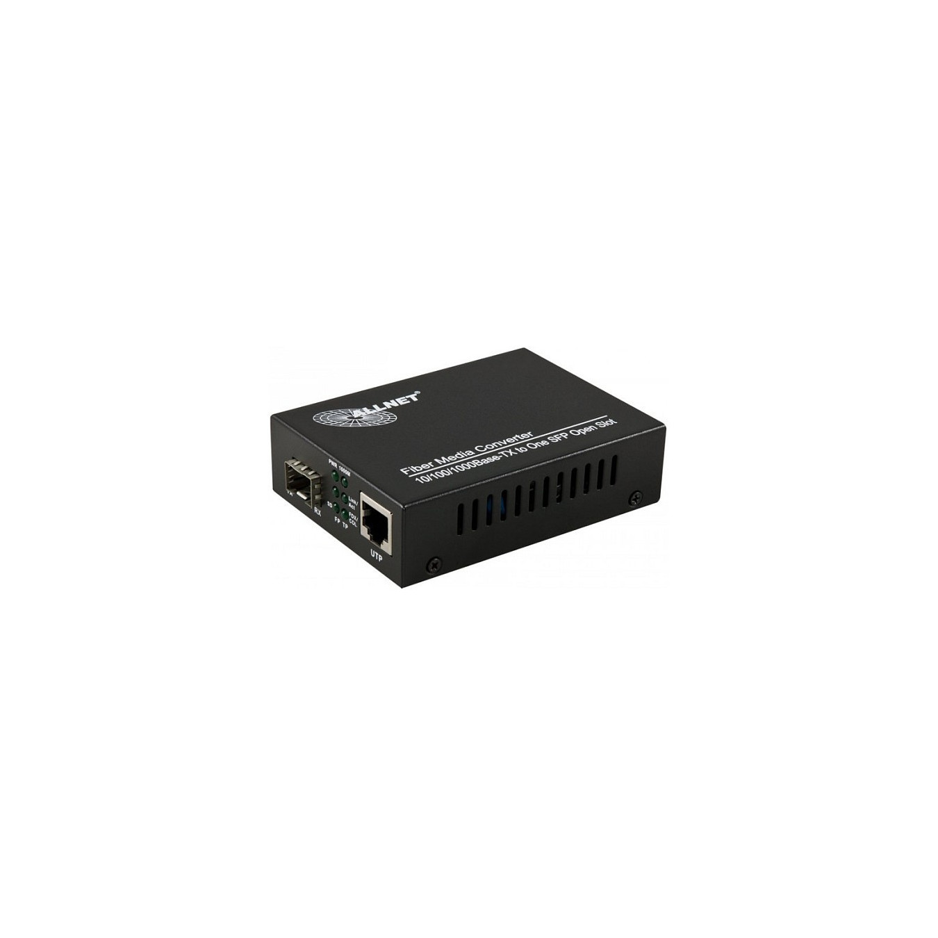 Z ALLNET Medienkonverter 10 100 1000BASE-T auf 1000BASE-SX -LX Single -Multimode SFP Mini-GBIC Anschluss ALL-MC104G-SFP1