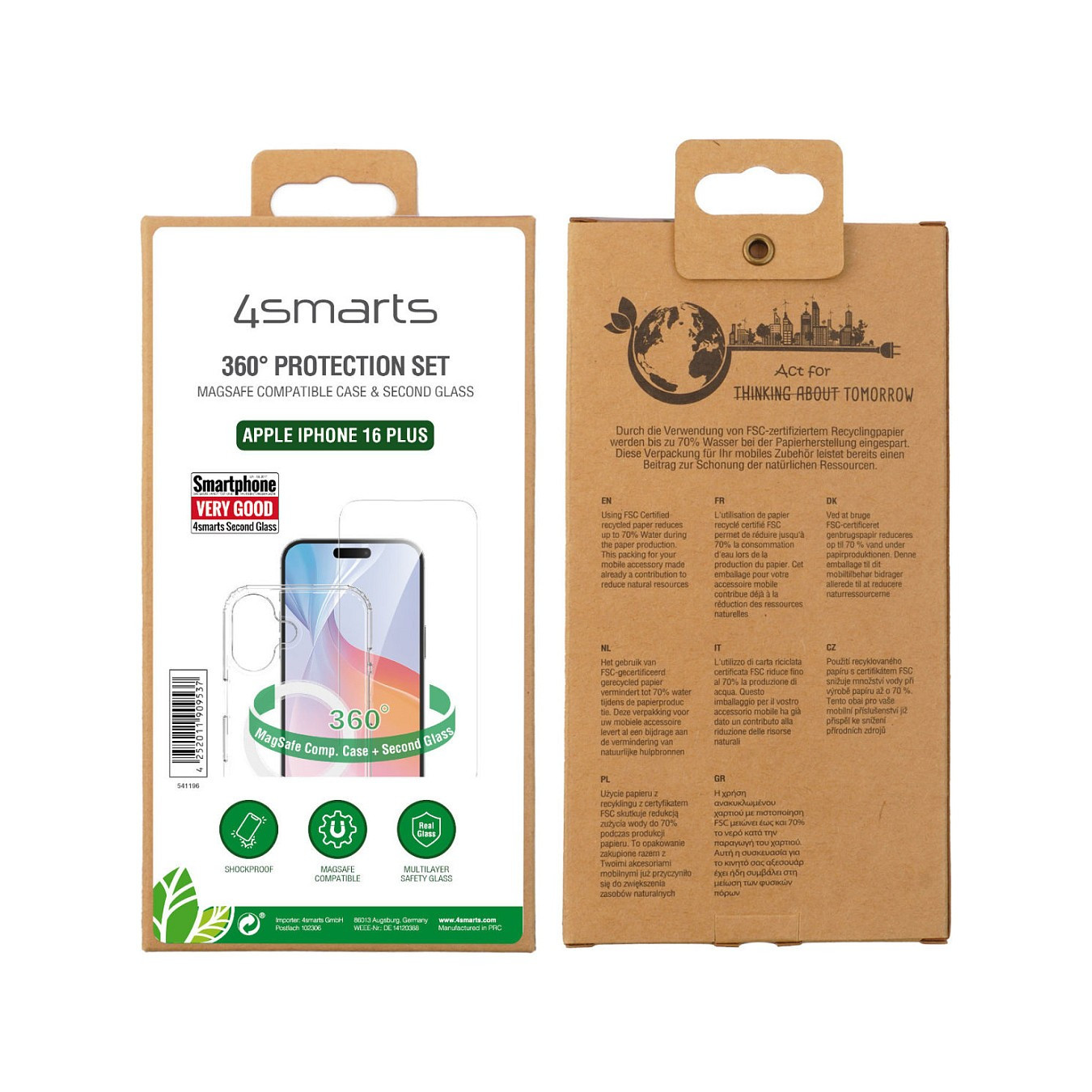 4smarts 360 Premium Protection Set fr Apple iPhone 16 Plus — Buy in Cyprus with Fast Delivery