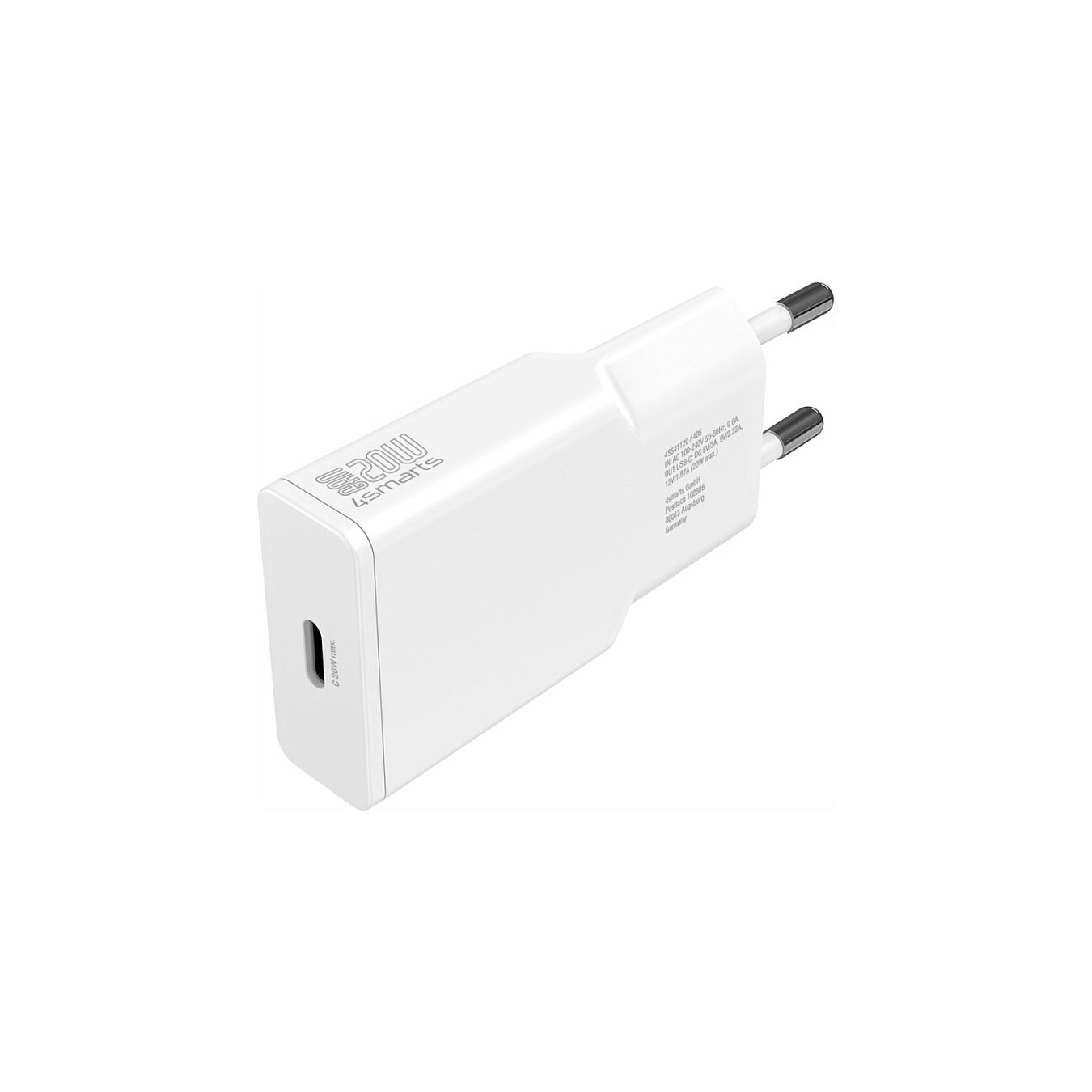 4smarts Netzladegert PDPlug Slim 20W GaN 1C. wei — Buy in Cyprus with Fast Delivery