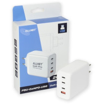 Z ALLNET Ersatznetzteil QC USB-C PD GaN Netzteil Power Supply200Watt 1x USB Typ-A QC 3x USB Typ-C EU PLUG