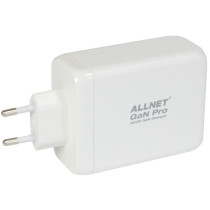 Z ALLNET Ersatznetzteil QC USB-C PD GaN Netzteil Power Supply200Watt 1x USB Typ-A QC 3x USB Typ-C EU PLUG