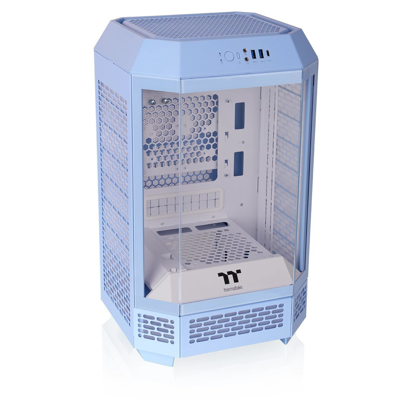 Thermaltake The Tower 250 TG Hydrangea Blue — Buy in Cyprus with Fast Delivery