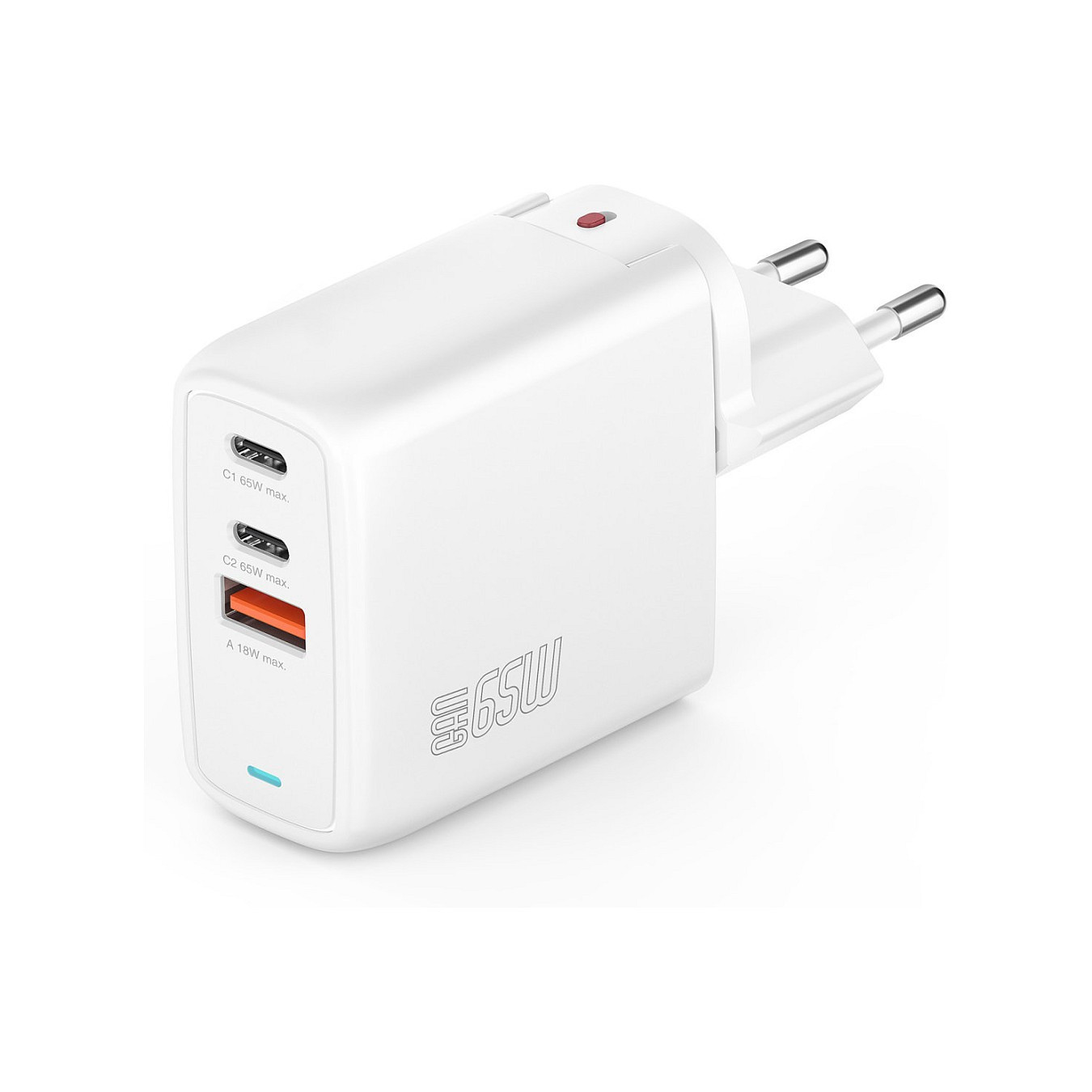 4smarts Ladegert GaN Flex 65W 2 USB-C+1 USB-A. wei — Buy in Cyprus with Fast Delivery