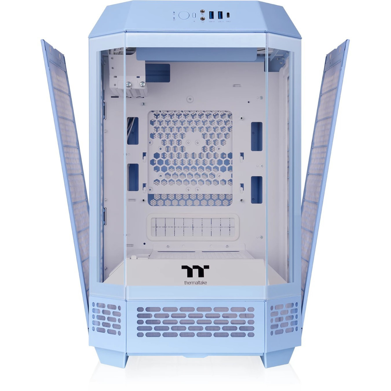 Thermaltake The Tower 250 TG Hydrangea Blue — Buy in Cyprus with Fast Delivery