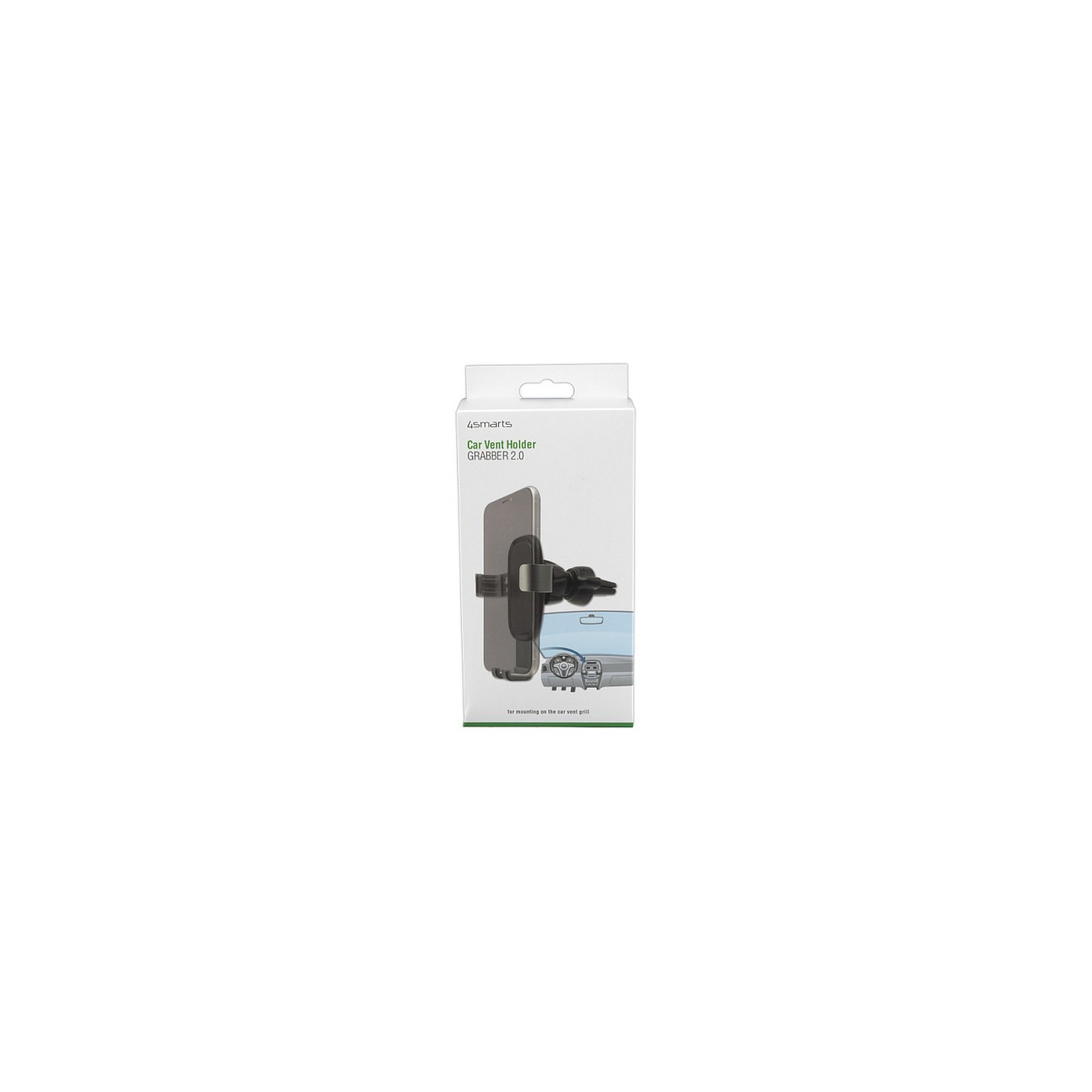 4smarts Kfz-Halterung GRABBER 2.0 f. Lftungsschlitze. grau sw — Buy in Cyprus with Fast Delivery