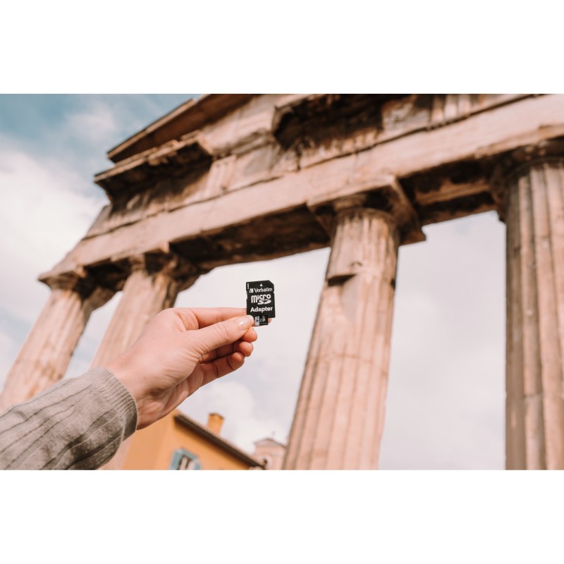 Buy Verbatim Pro microSDXC 256GB - Class 10 UHS-I U3 V30 - Black, with SD Adapter in Cyprus, Nicosia, Limassol, Larnaka, Pafos