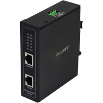 Z ALLNET PoE Injektor Industrial Gigabit PoE BT (15.4W 30W 90W) DIN Metallgehäuse ALL-PI2014-I-BT90