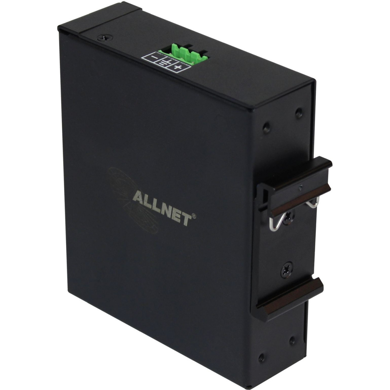 Z ALLNET PoE Injektor Industrial Gigabit PoE BT (15.4W 30W 90W) DIN Metallgehäuse ALL-PI2014-I-BT90