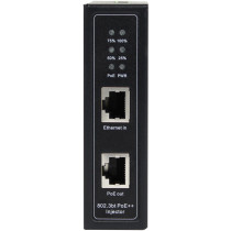 Z ALLNET PoE Injektor Industrial Gigabit PoE BT (15.4W 30W 90W) DIN Metallgehäuse ALL-PI2014-I-BT90