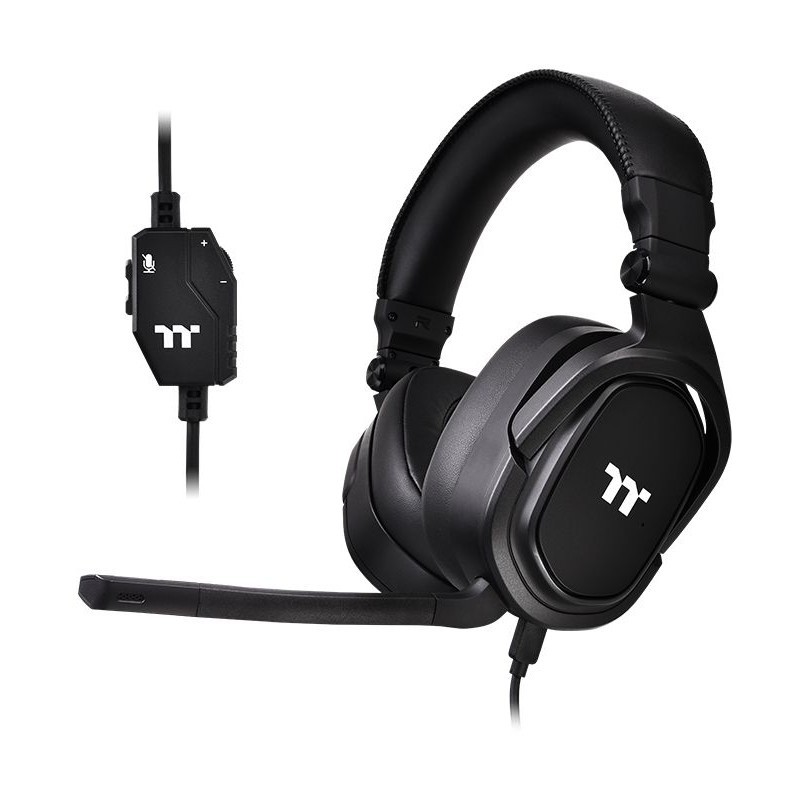 Buy Thermaltake Argent H5 Stereo Gaming Headset - Black - Wired 3.5mm, Boom Mic,... in Cyprus, Nicosia, Limassol, Larnaka, Pafos