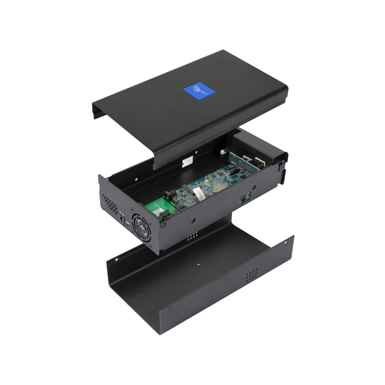 ALLNET Videoserver NVR Box mit Networkoptix Server. RK3399. 4GB. ALL2289-4GB für 3.5 HDD SSD