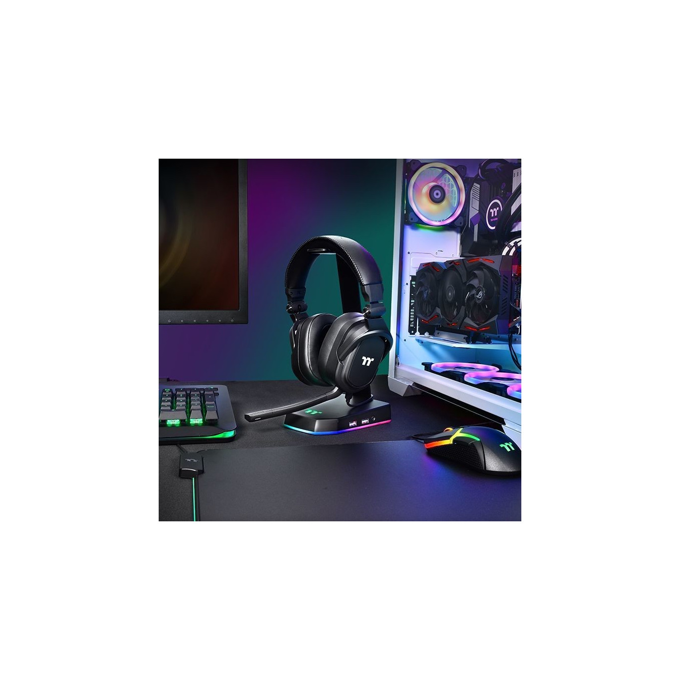Thermaltake Argent H5 Stereo Gaming Headset - Black - Wired 3.5mm, Boom Mic, 32Ω — Buy in Cyprus with Fast Delivery