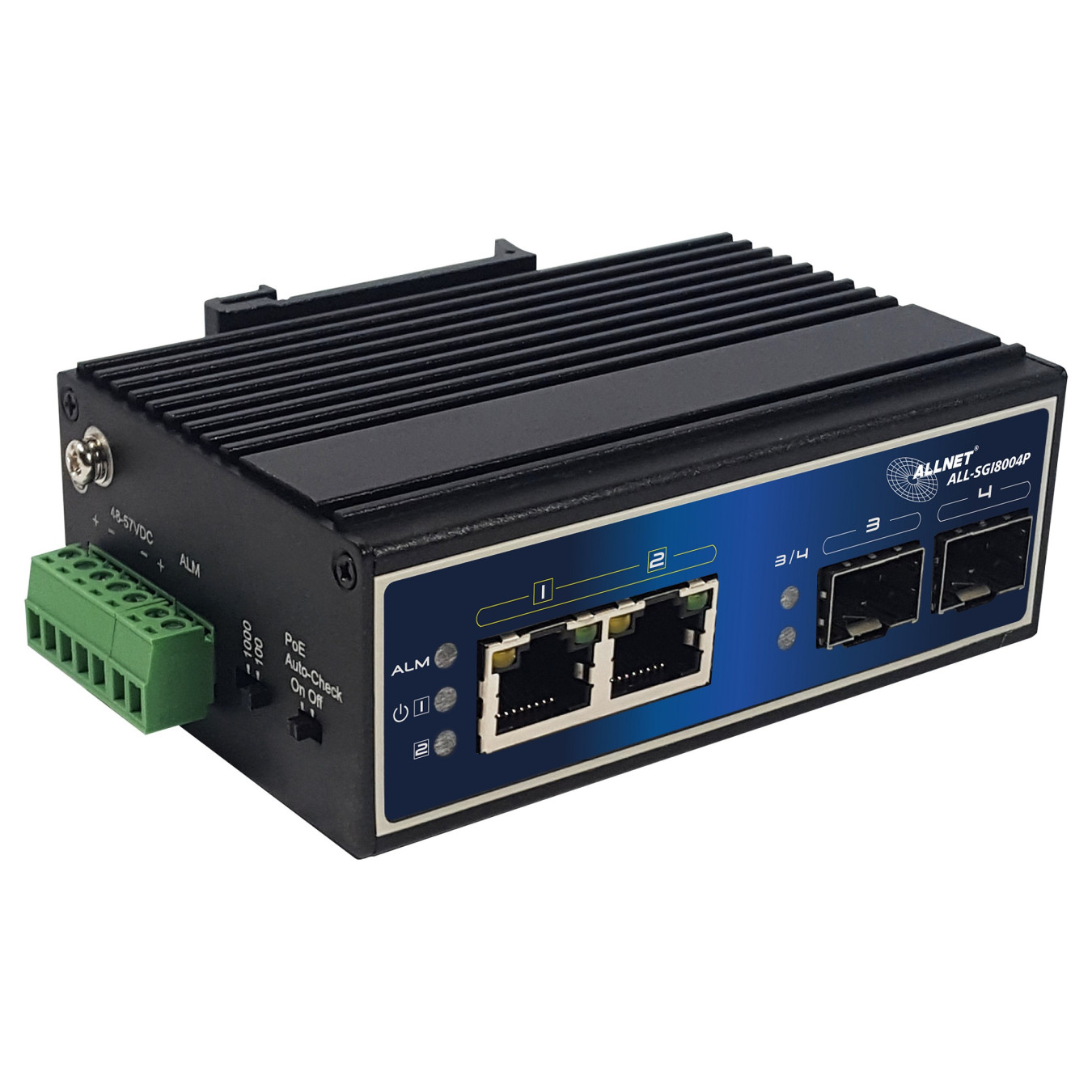 4+2P ALLNET ALL-SGI8004P POE industrial — Buy in Cyprus with Fast Delivery