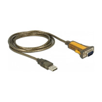 DeLOCK Adapter USB 2.0 to 1 x Serial RS-232 - erweiterter Temperaturbereich - Serieller Adapter