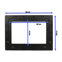 ALLNET Touch Display Tablet 10 Zoll zbh. Blende für Einbaurahmen. weiß schmal — Buy in Cyprus with Fast Delivery