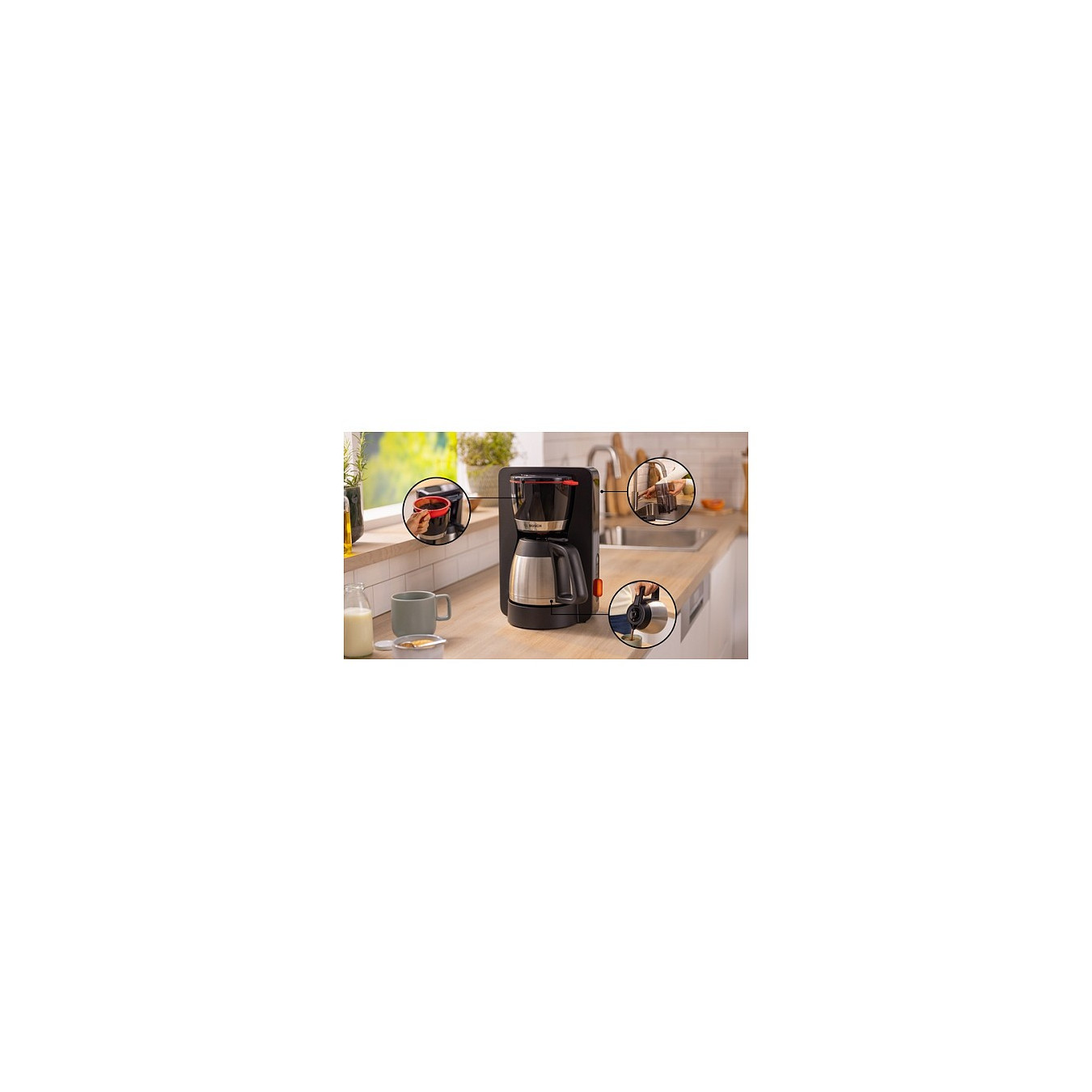 Bosch Filterkaffeemaschine MyMoment TKA6M273 Schwarz — Buy in Cyprus with Fast Delivery