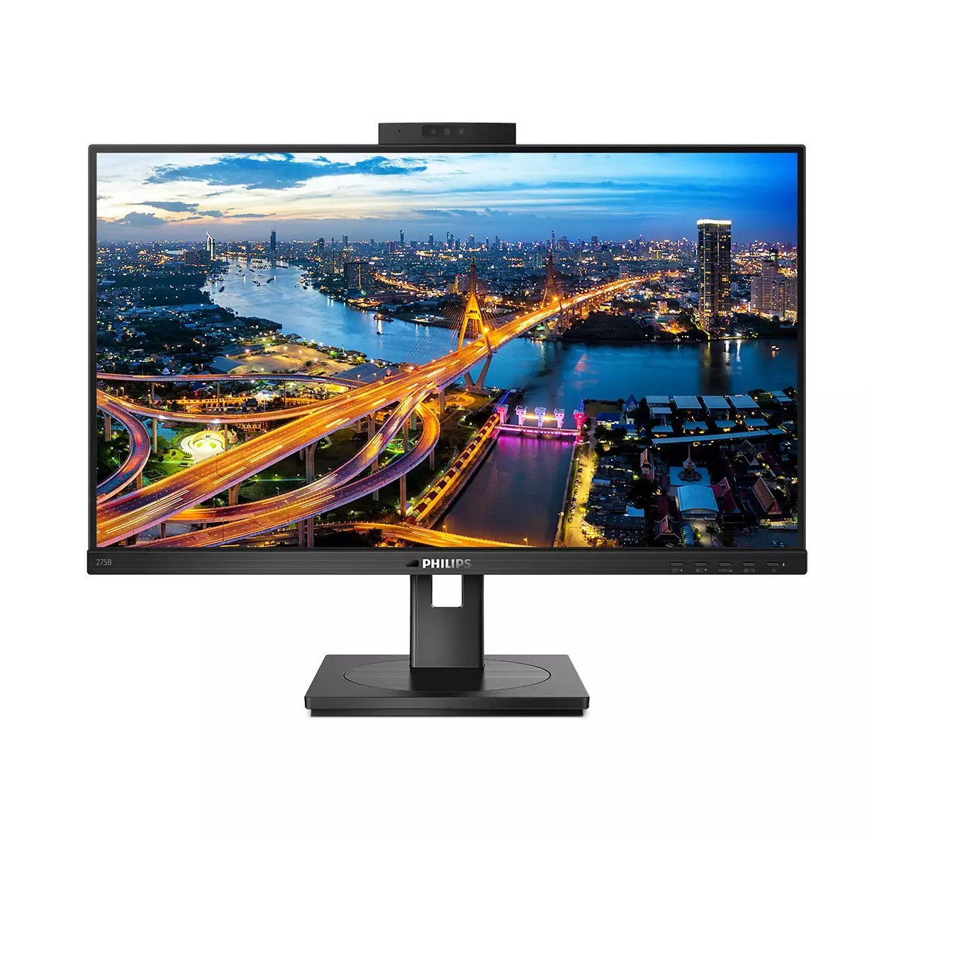 Philips 275B1H/00 - 27-inch QHD (2560x1440) IPS Monitor, 75Hz, 4ms, USB Hub & Webcam, Black — Buy in Cyprus with Fast Delivery