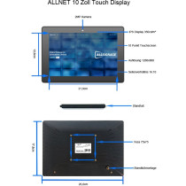 ALLNET Touch Display Tablet 12 Zoll PoE mit 8GB 64GB RK3568 Android 13.PrimeOne-120 — Buy in Cyprus with Fast Delivery