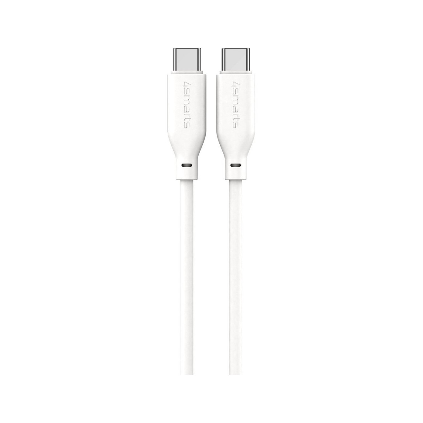 4smarts USB-C USB-C Silikon-Kabel High Flex 60W 1.5m Wei — Buy in Cyprus with Fast Delivery