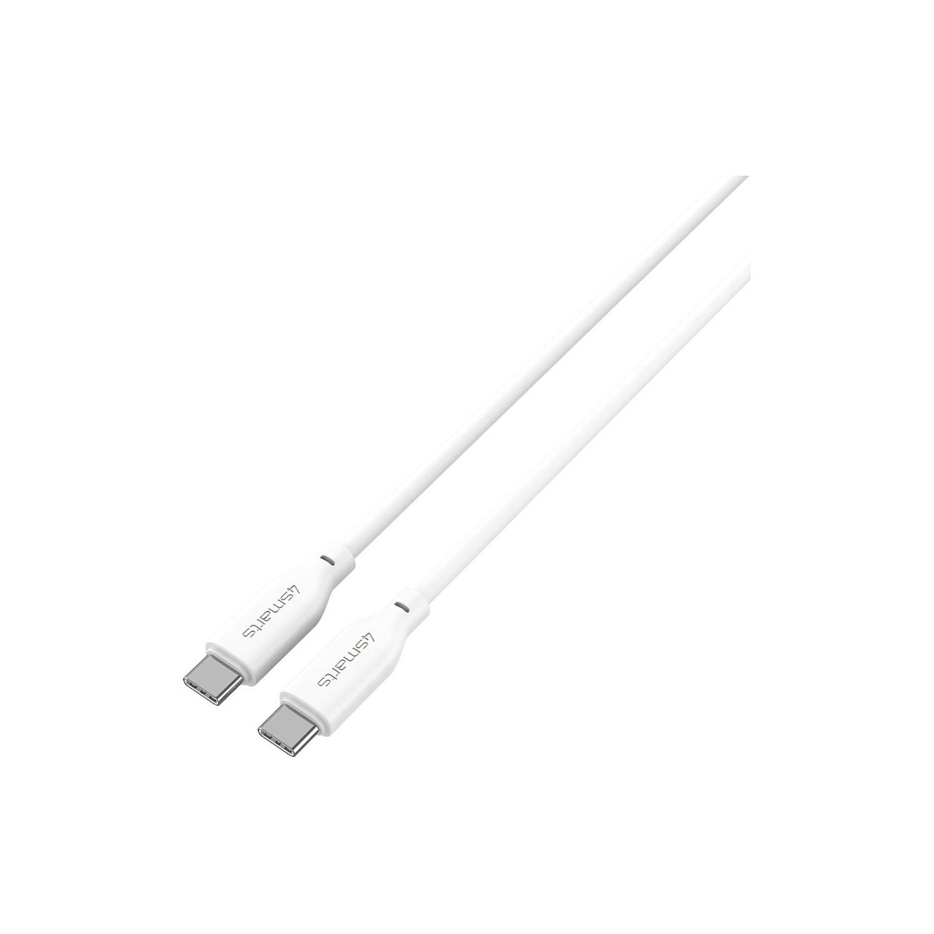 4smarts USB-C USB-C Silikon-Kabel High Flex 60W 1.5m Wei — Buy in Cyprus with Fast Delivery