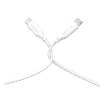 4smarts USB-C USB-C Silikon-Kabel High Flex 60W 1.5m Wei — Buy in Cyprus with Fast Delivery