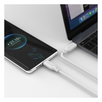 4smarts USB-C USB-C Silikon-Kabel High Flex 60W 1.5m Wei — Buy in Cyprus with Fast Delivery