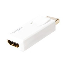 LogiLink DisplayPort 1.2 to HDMI Adapter CV0100 - Passive 4K Output - White — Buy in Cyprus with Fast Delivery