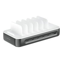 4smarts Ladestation Team 100W 5C 1A inkl. 6 Kabel. spacegrau — Buy in Cyprus with Fast Delivery
